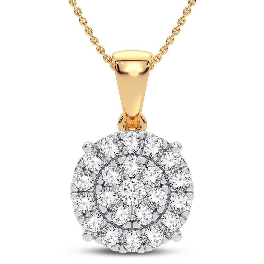 10K 1.00CT Diamond Pendant