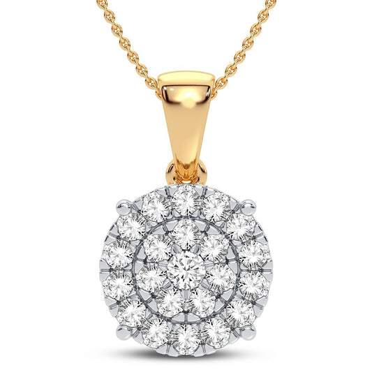 10K 1.00CT Diamond Pendant