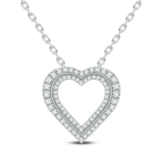 10K 0.75CT Diamond Pendant