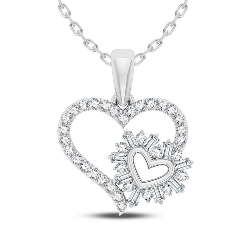 10K 0.25CT Diamond Pendant