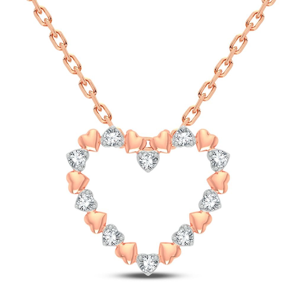 10K 0.25CT Diamond Pendant