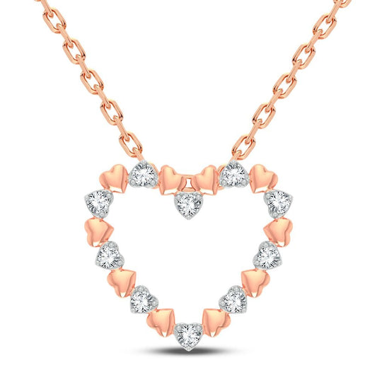 10K 0.25CT Diamond Pendant