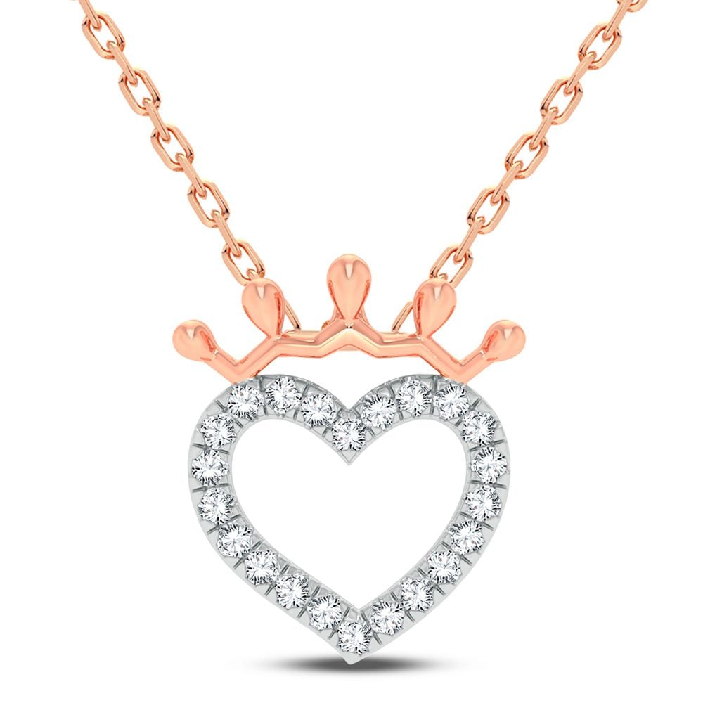 10K 0.25CT Diamond Pendant