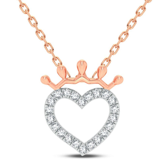 10K 0.25CT Diamond Pendant