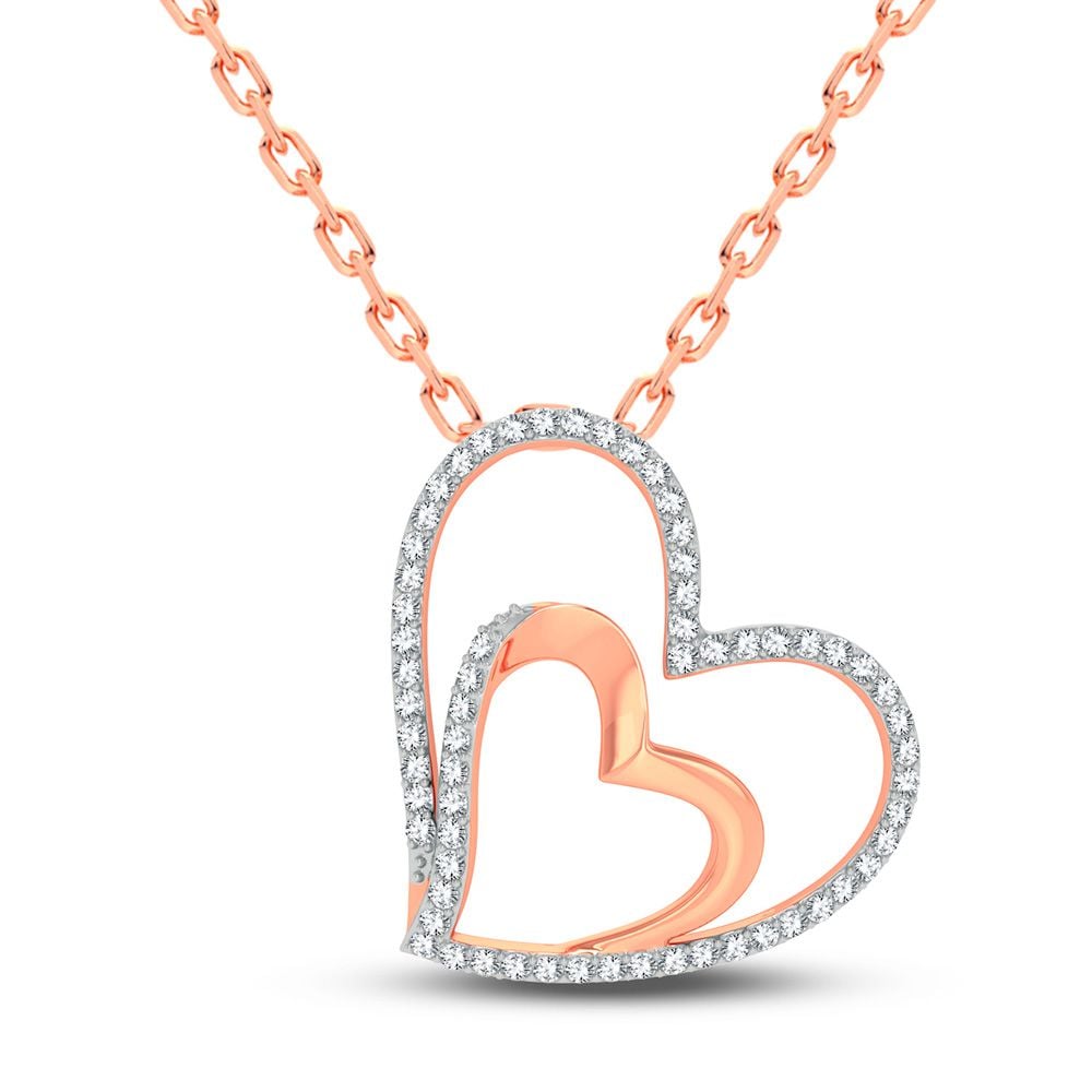 10K 0.10CT Diamond Pendant