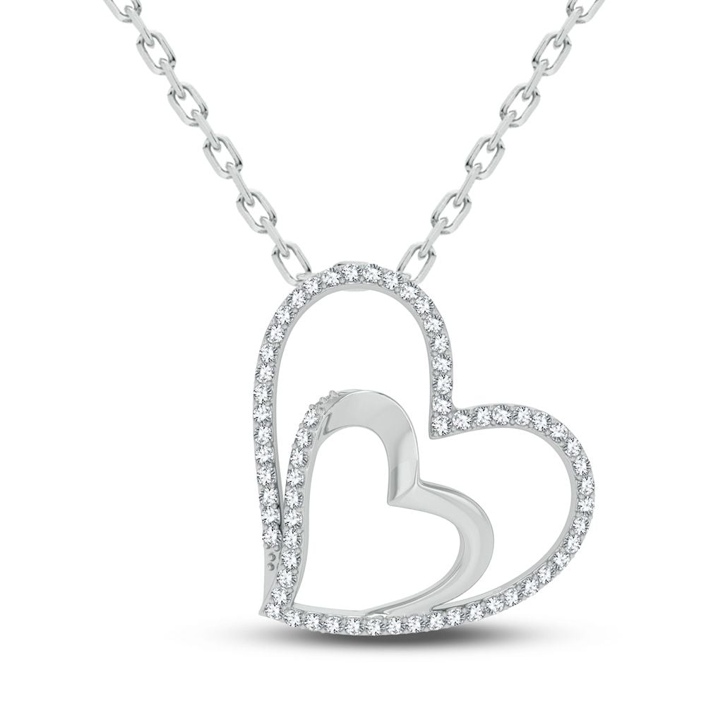 10K 0.10CT Diamond Pendant