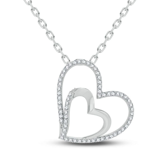 10K 0.10CT Diamond Pendant