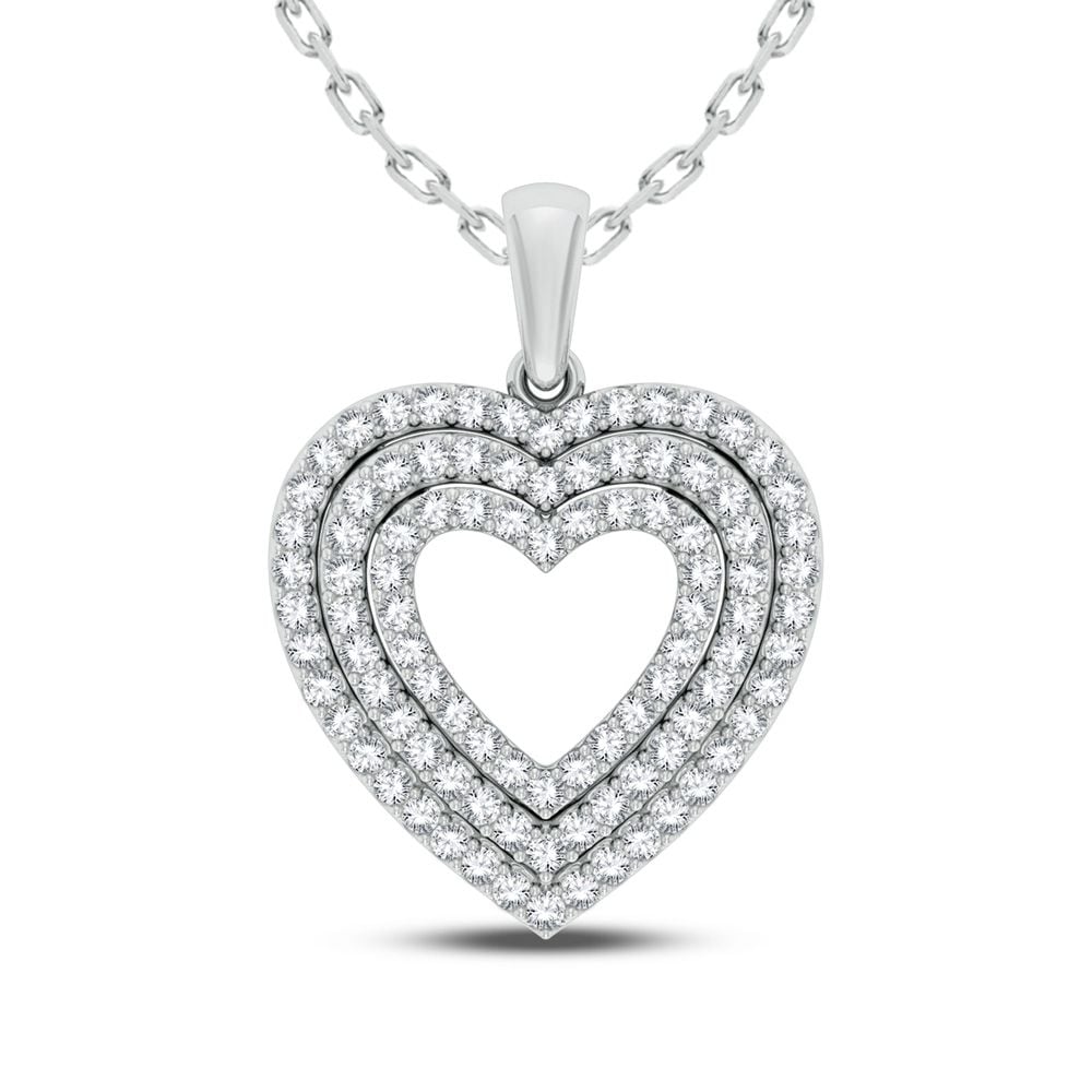 10K 0.50CT Diamond Pendant