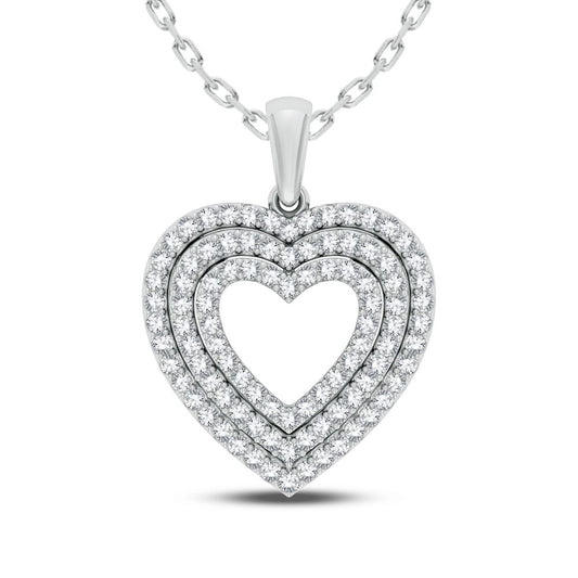 10K 0.50CT Diamond Pendant