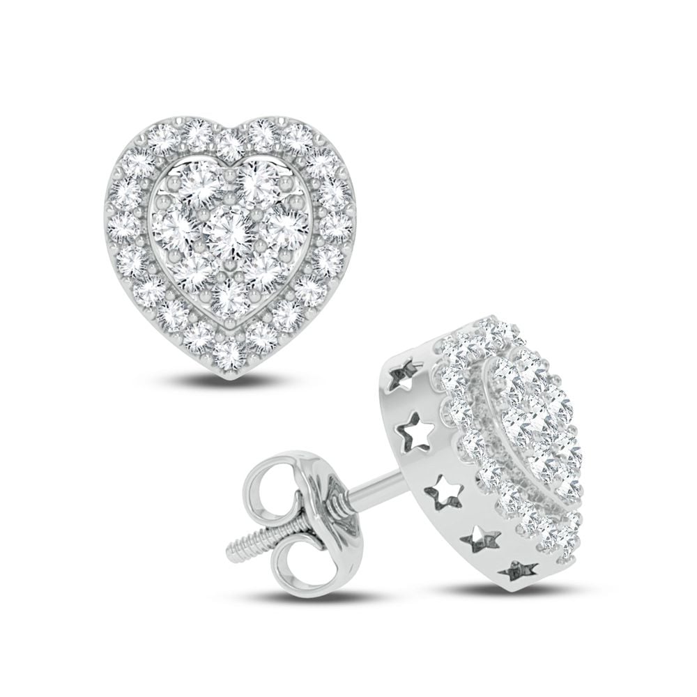 10K 0.75CT Diamond Earring