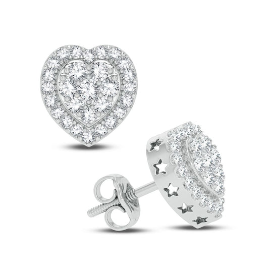 10K 0.75CT Diamond Earring