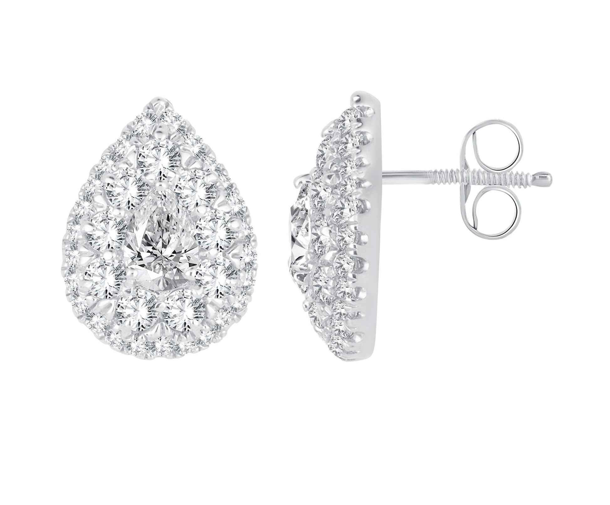 14K 0.79CT Diamond Earring