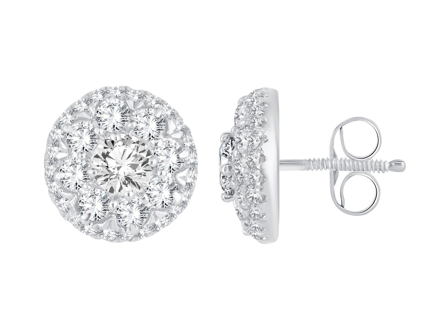 14K 0.75CT Diamond Earring