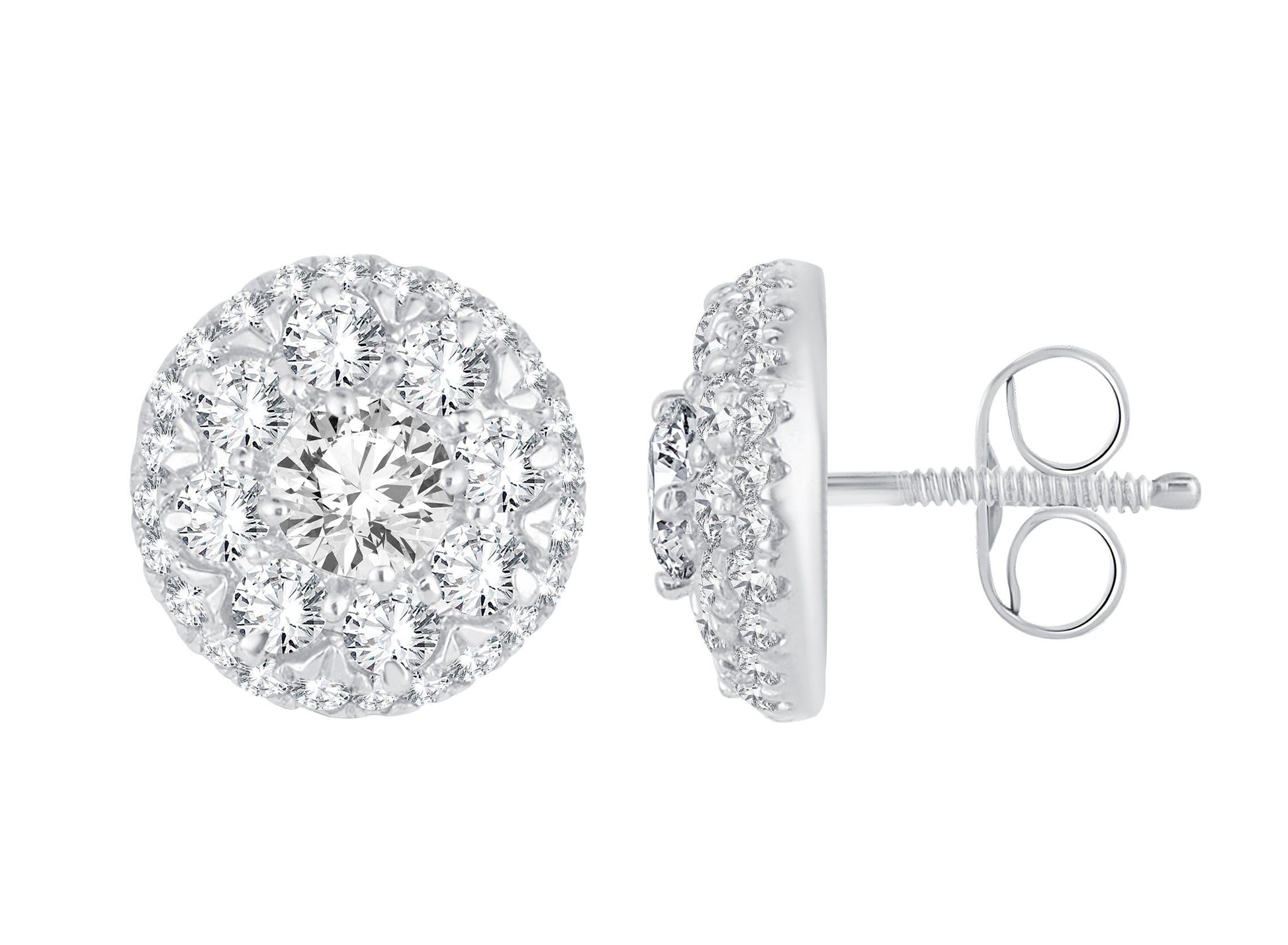 14K 0.75CT Diamond Earring