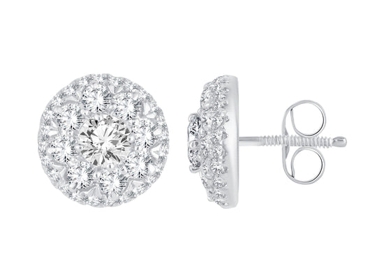 14K 0.75CT Diamond Earring
