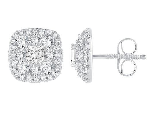 14K 0.76CT Diamond Earring
