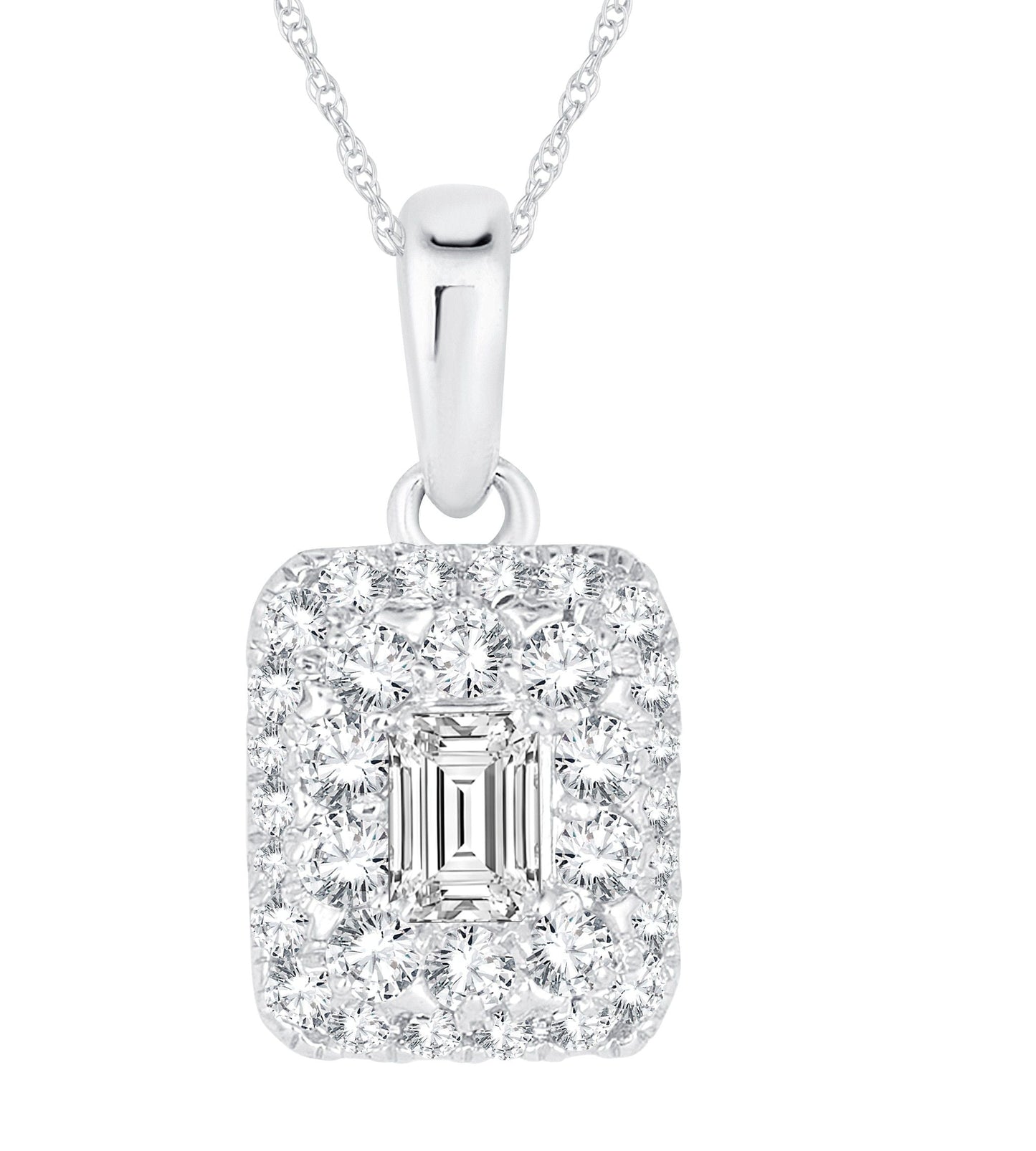 14K 0.50CT Diamond Pendants
