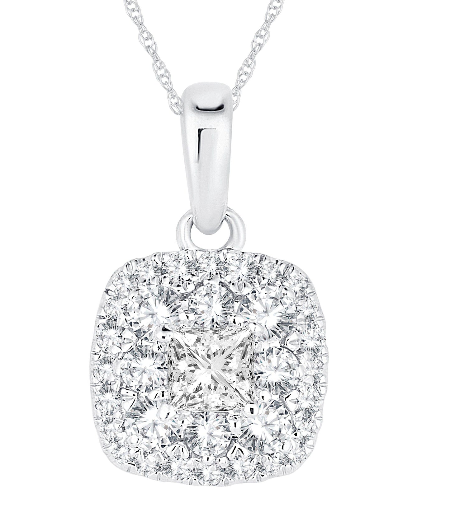 14K 0.50CT Diamond Pendants