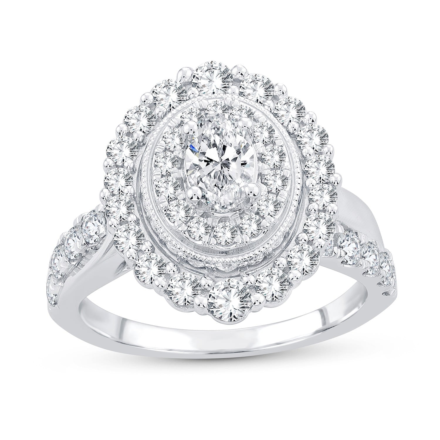 14K 1.50CT Fancy Cut Diamond Ring