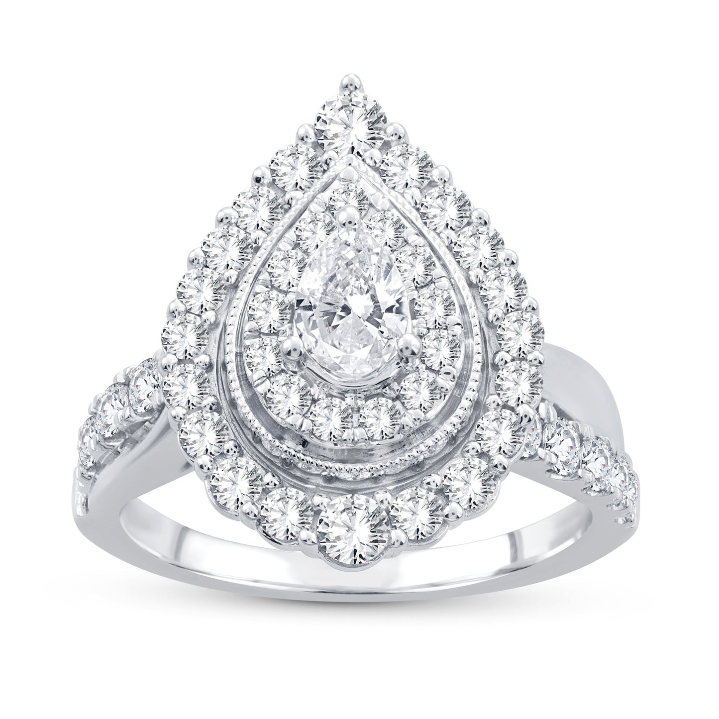 14K 1.48CT Fancy Cut Diamond Ring