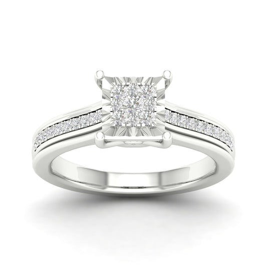 10K 0.25CT Diamond Ring