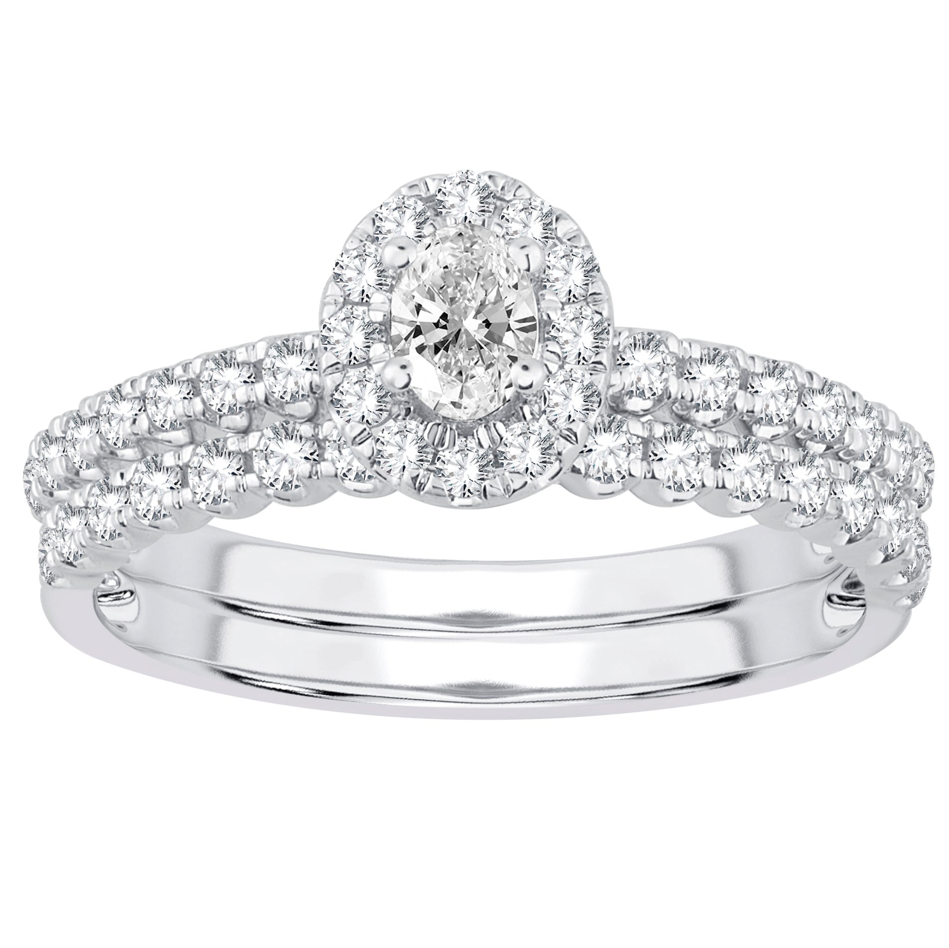14K 0.73CT Diamond Bridal Ring