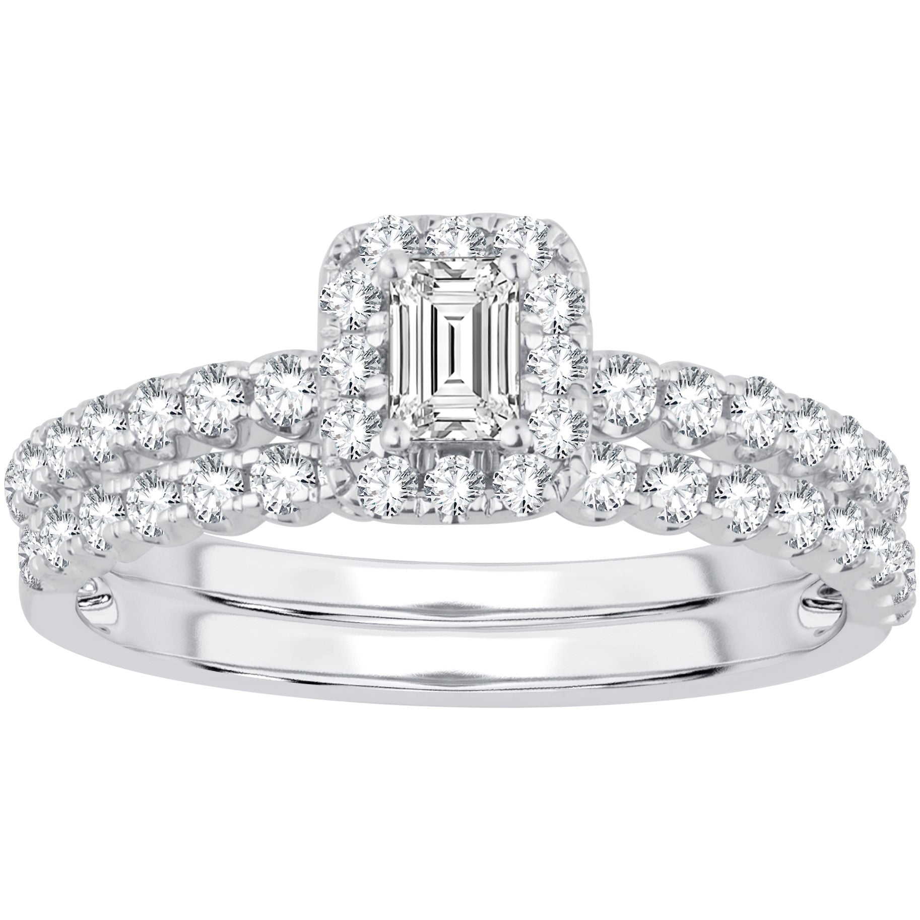 14K 0.73CT Diamond Bridal Ring