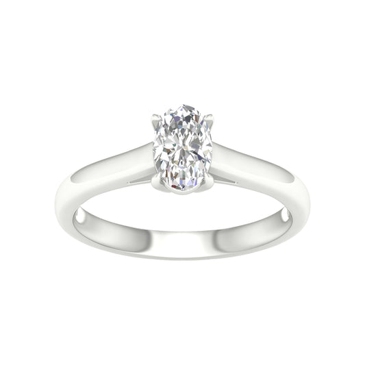 14K 0.75CT Certified Lab Grown Diamond Ring ( Igi Certified )