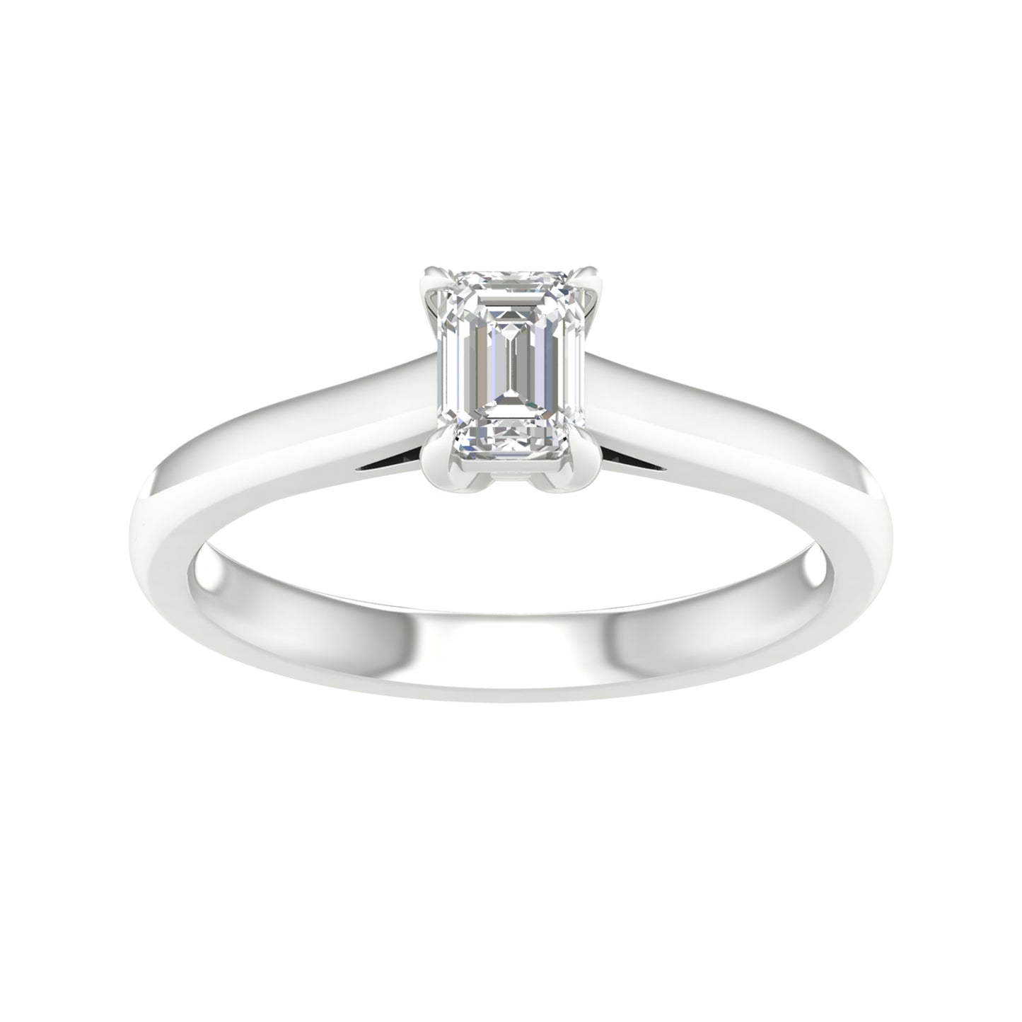 14K 0.50CT Certified Lab Grown Diamond Ring ( Igi Certified )