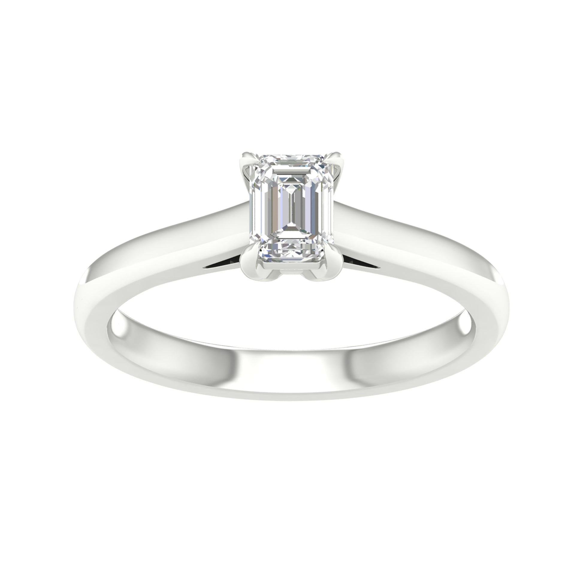 14K 0.50CT Certified Lab Grown Diamond Ring ( Igi Certified )