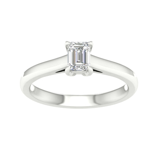 14K 0.50CT Certified Lab Grown Diamond Ring ( Igi Certified )