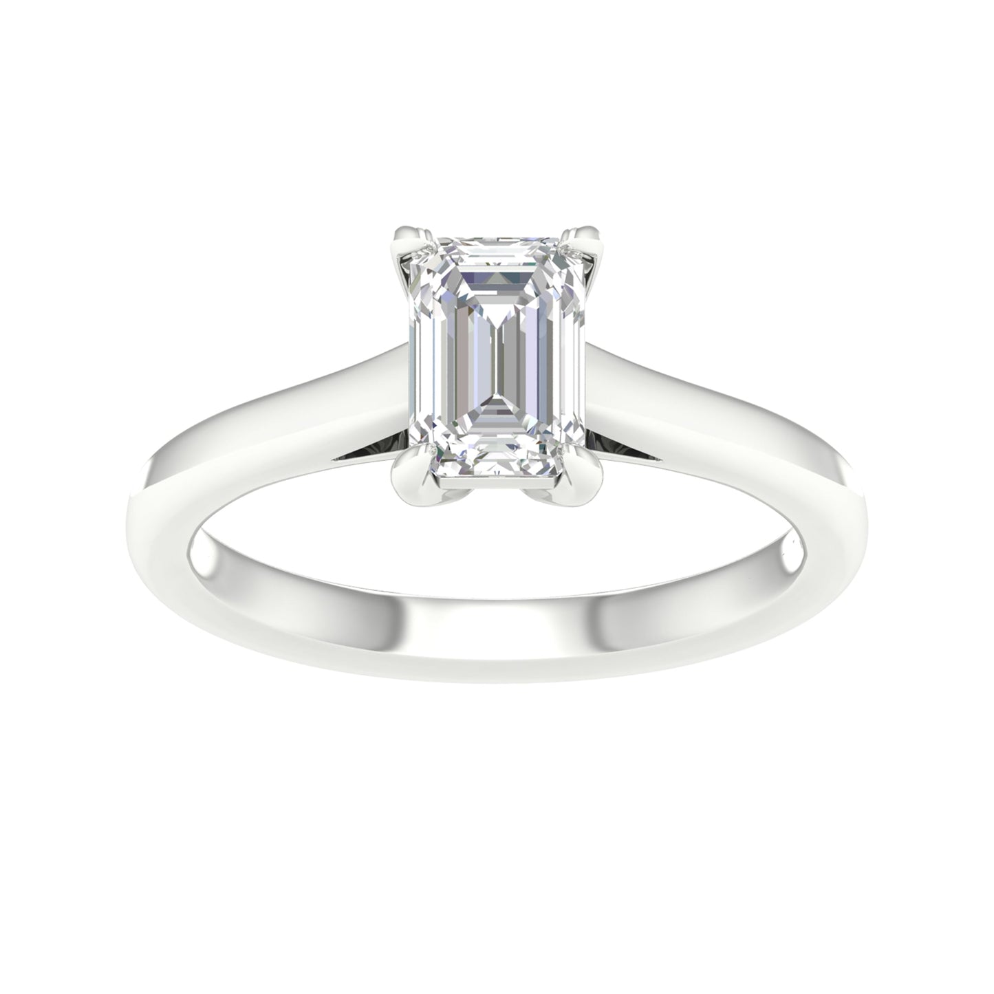 14K 1.00CT Certified Lab Grown Diamond Ring ( Igi Certified )