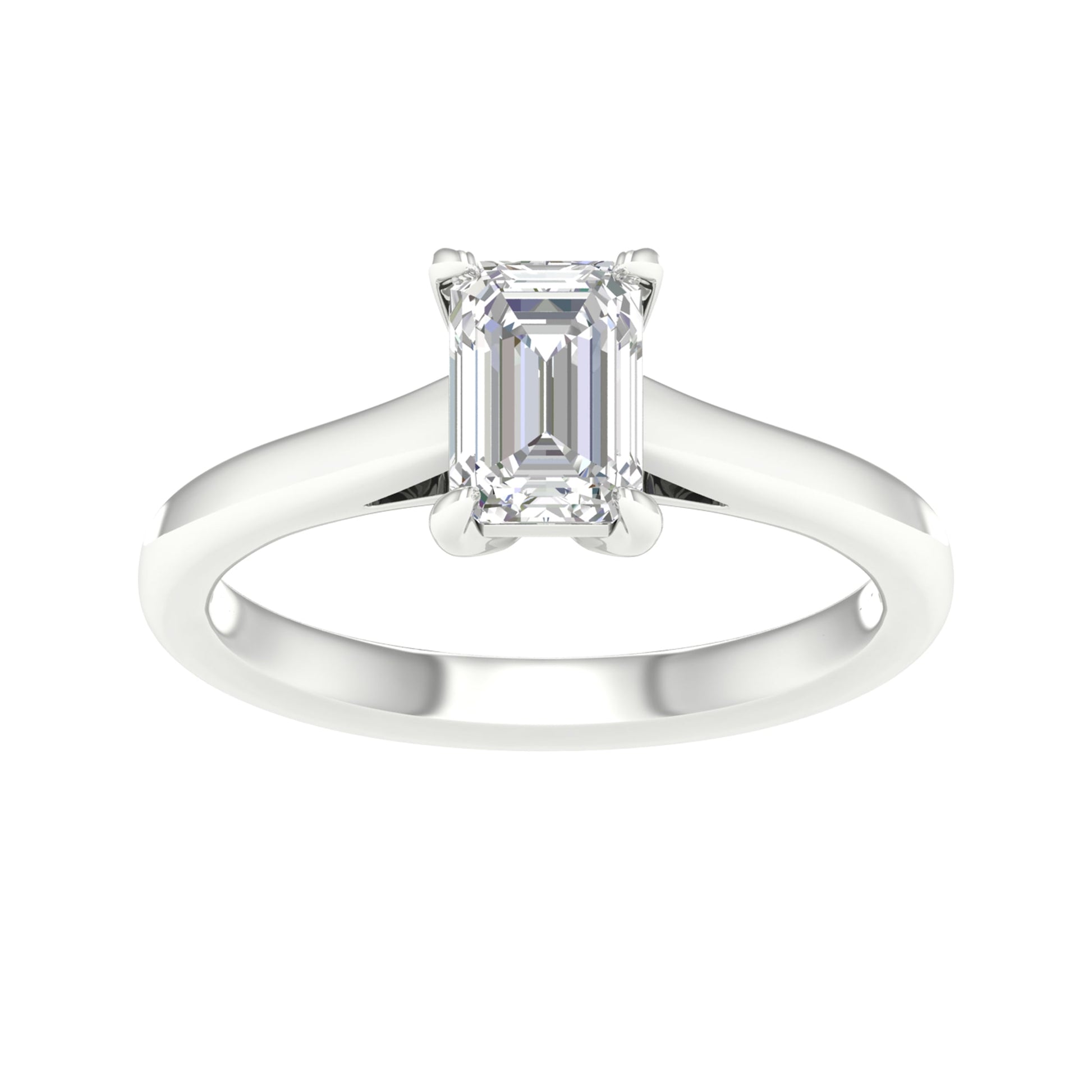 14K 1.00CT Certified Lab Grown Diamond Ring ( Igi Certified )