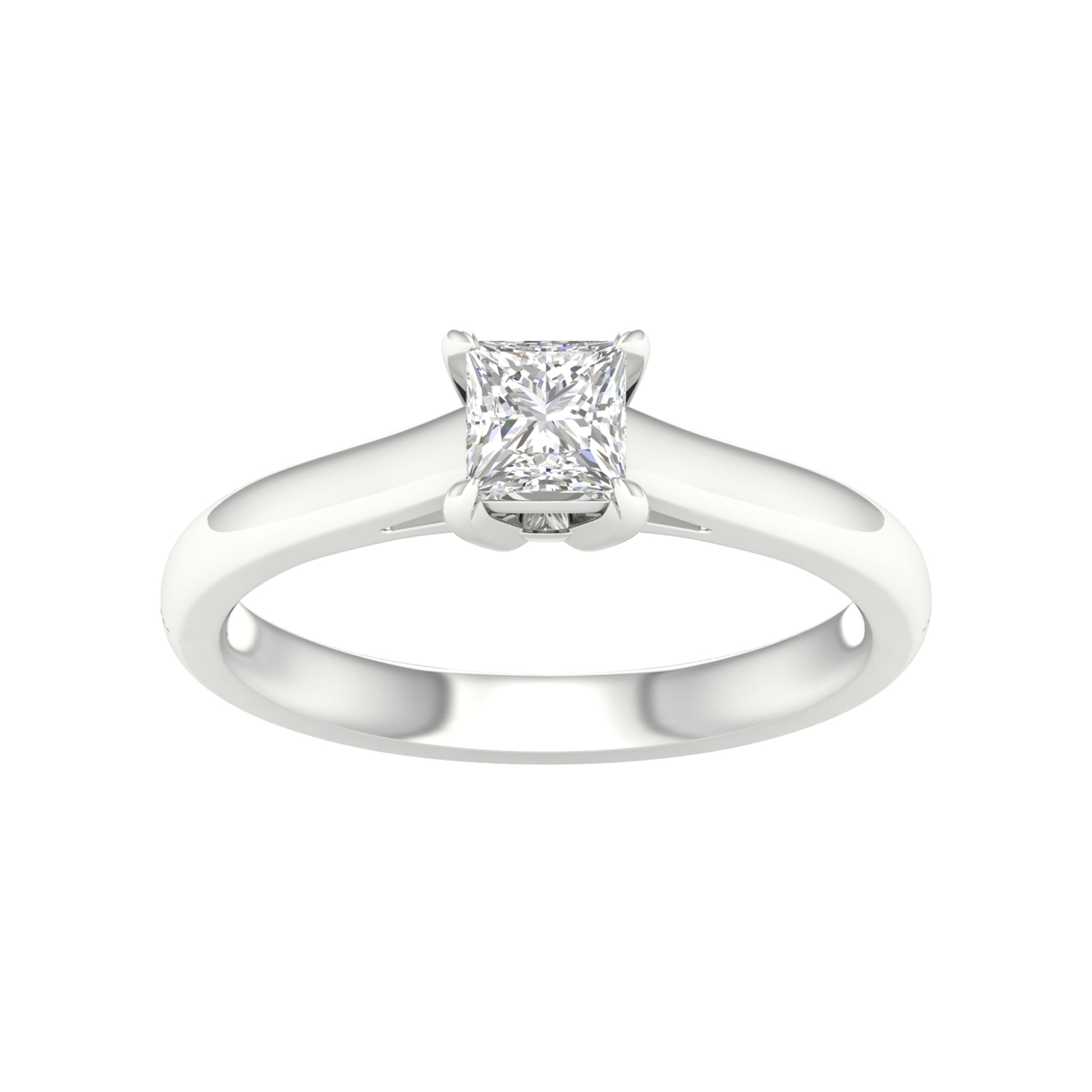 14K 0.50CT Certified Lab Grown Diamond Ring ( Igi Certified )