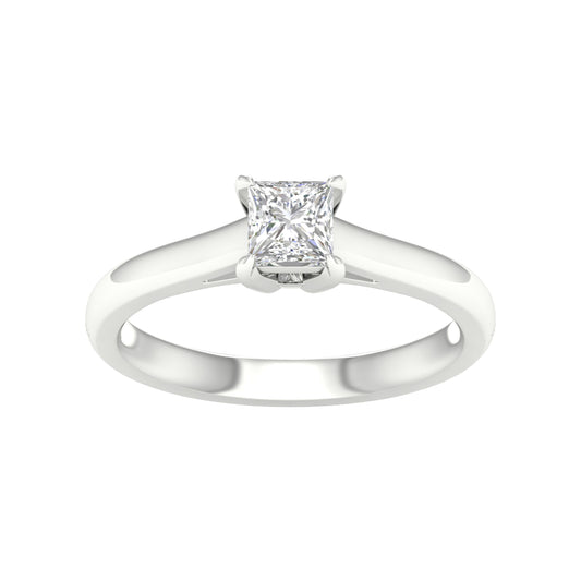 14K 0.50CT Certified Lab Grown Diamond Ring ( Igi Certified )