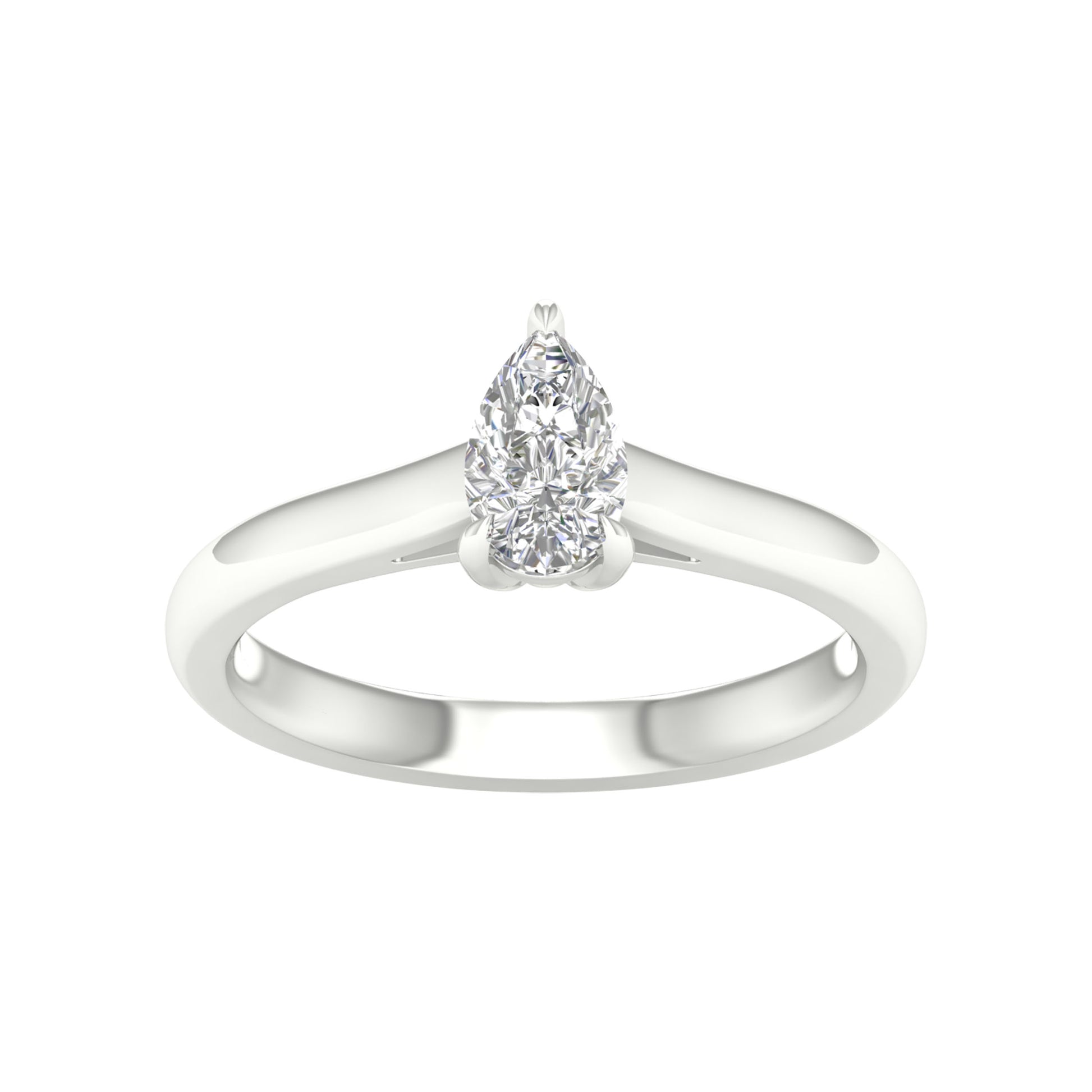 14K 0.50CT Certified Lab Grown Diamond Ring ( Igi Certified )