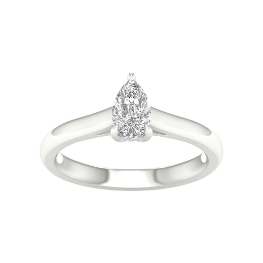14K 0.50CT Certified Lab Grown Diamond Ring ( Igi Certified )