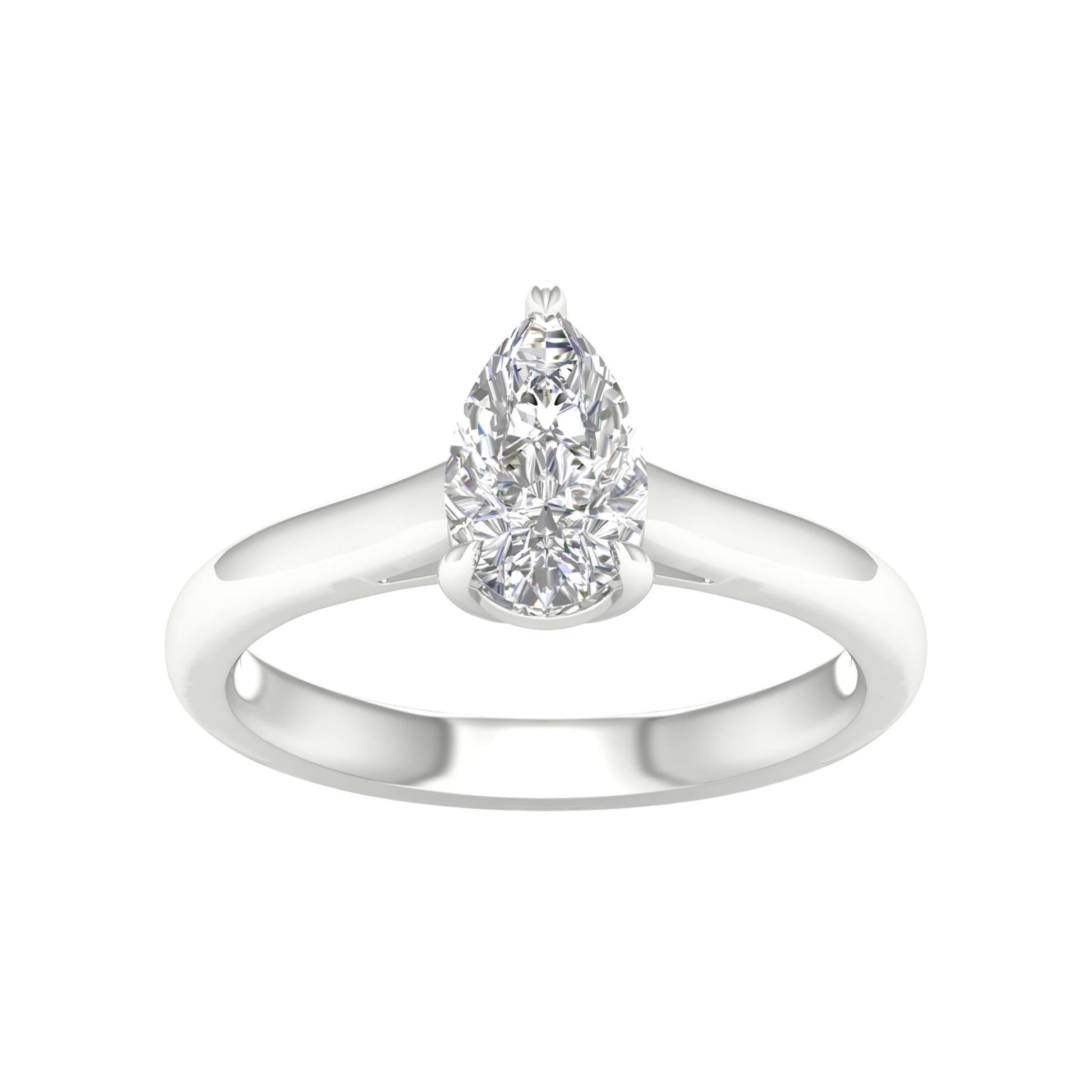 14K 1.00CT Lab Grown Engagement Ring ( Igi Certified )