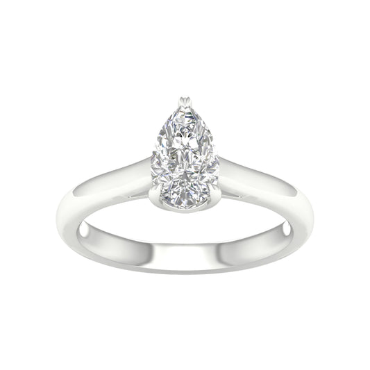 14K 1.00CT Lab Grown Engagement Ring ( Igi Certified )