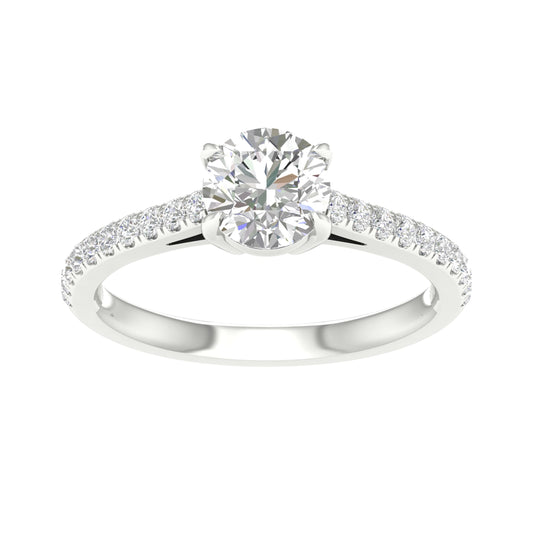 14K 1.25CT Certified Lab Grown Diamond Ring ( Igi Certified )