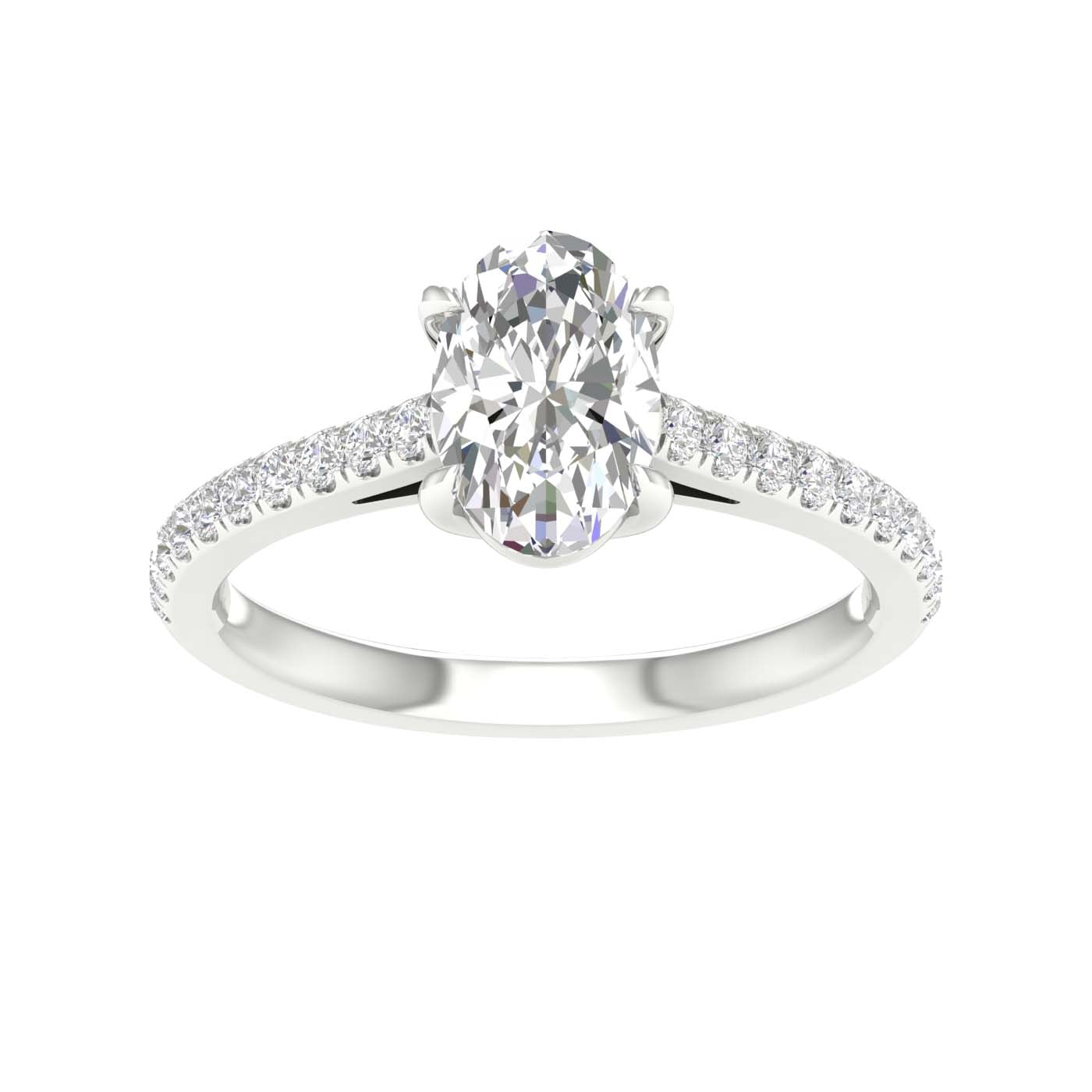 14K 1.25CT Certified Lab Grown Diamond Ring ( Igi Certified )