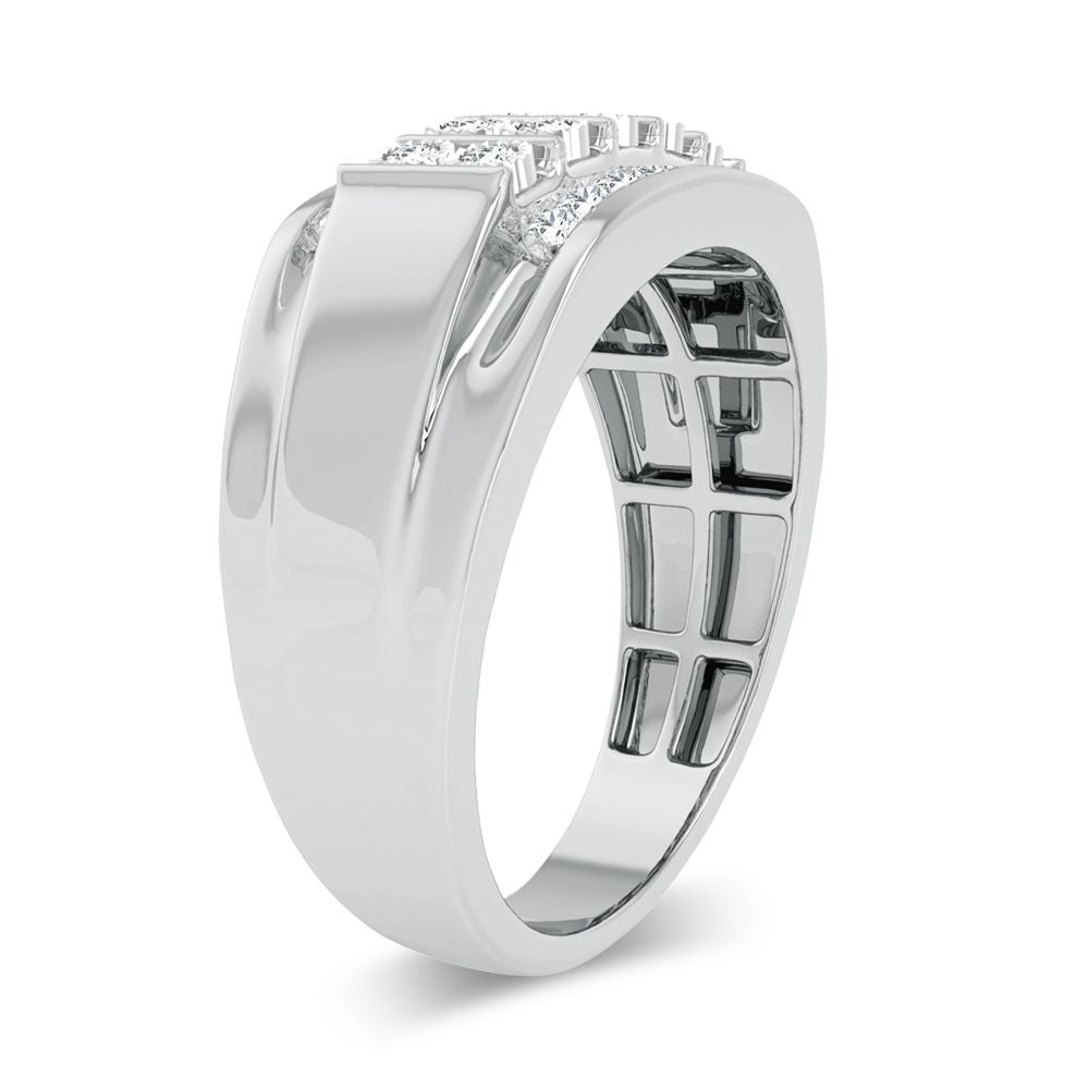 10K 0.25CT Diamond Mens Ring