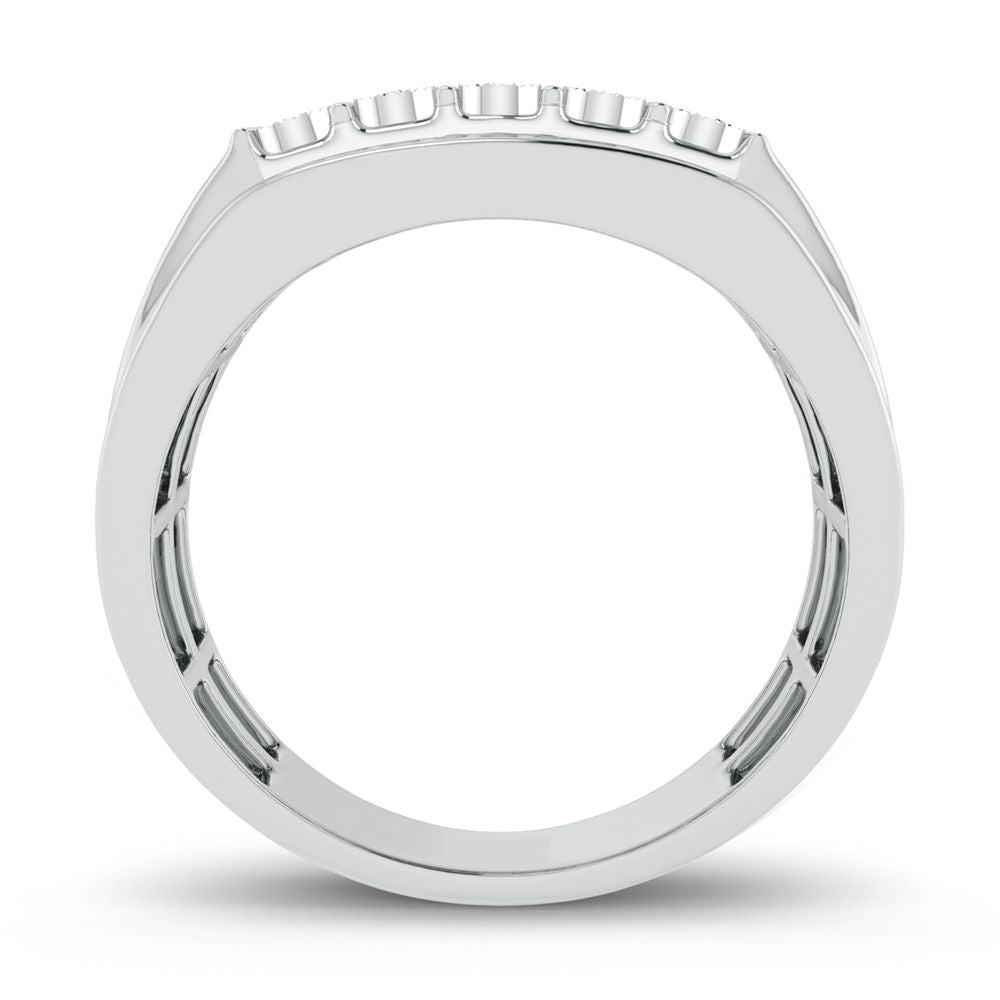 10K 0.25CT Diamond Mens Ring