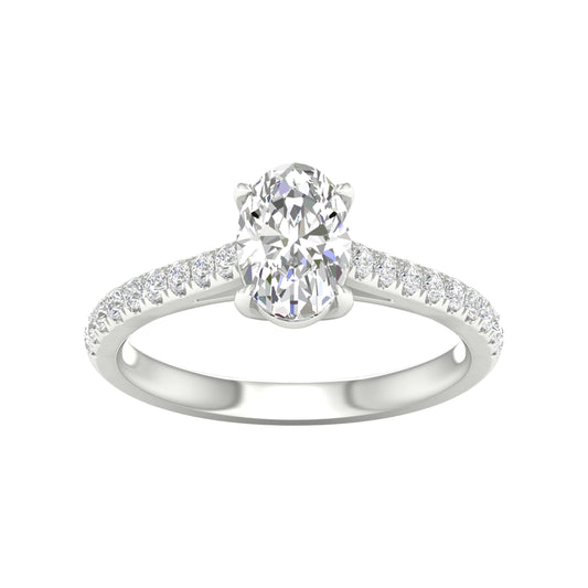 14K 1.75CT Certified Lab Grown Diamond Ring ( Igi Certified )