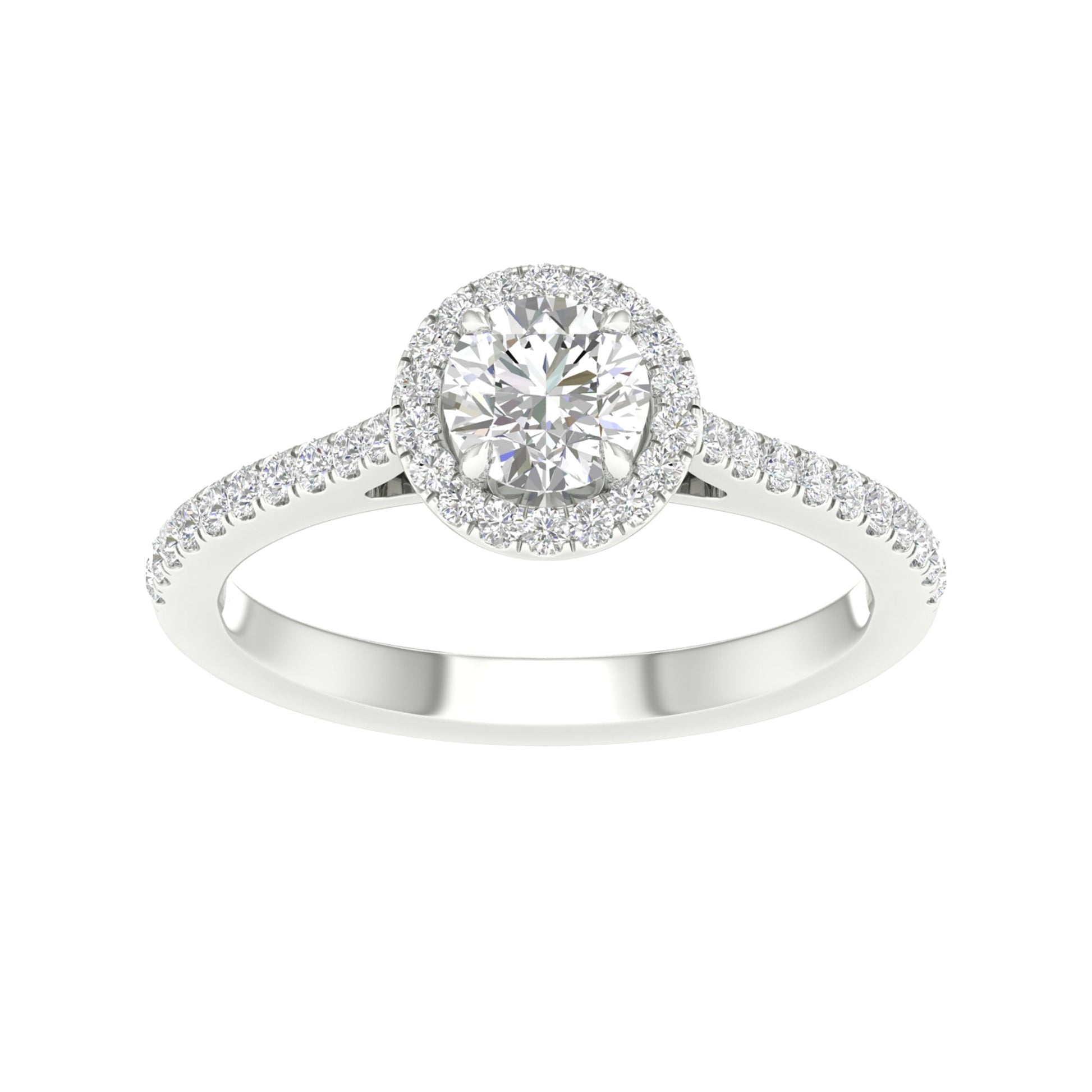 14K 1.00CT Certified Lab Grown Diamond Ring ( Igi Certified )
