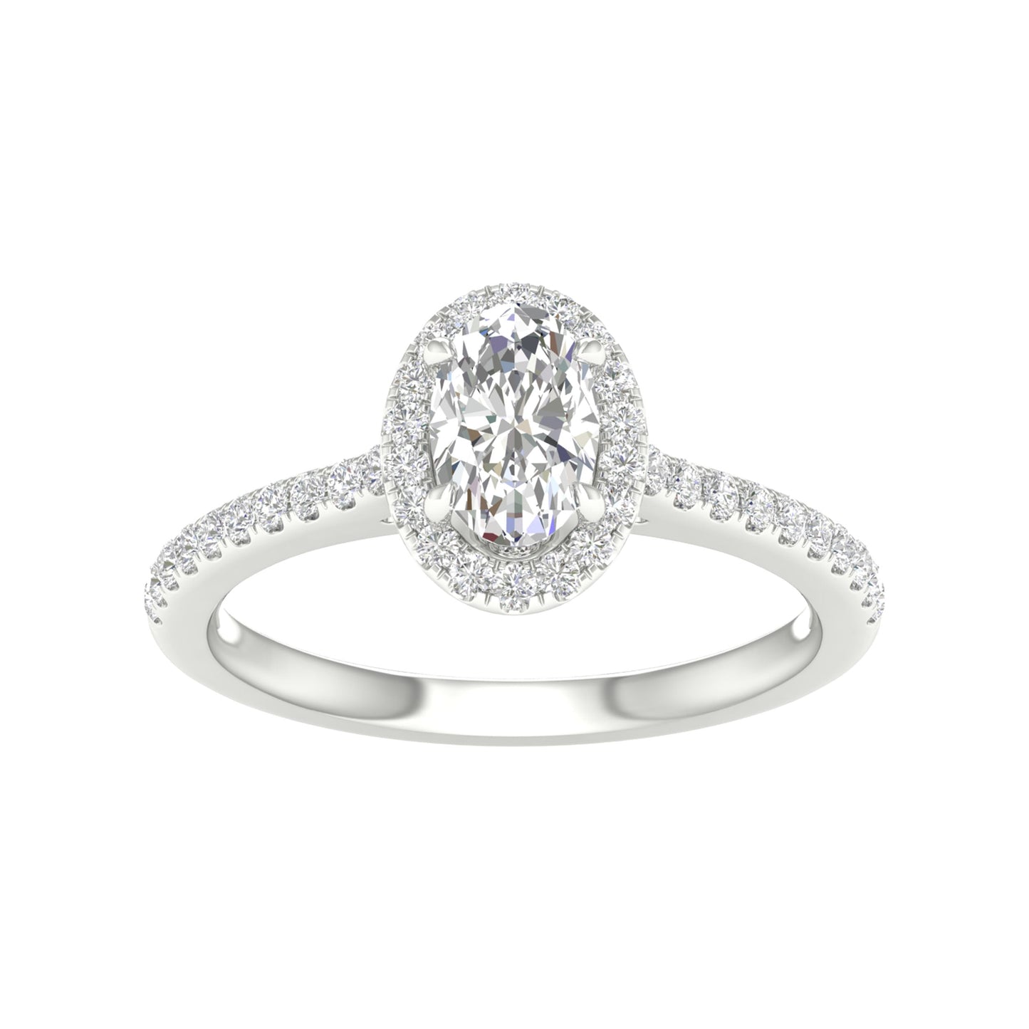 14K 1.00CT Certified Lab Grown Diamond Ring ( Igi Certified )