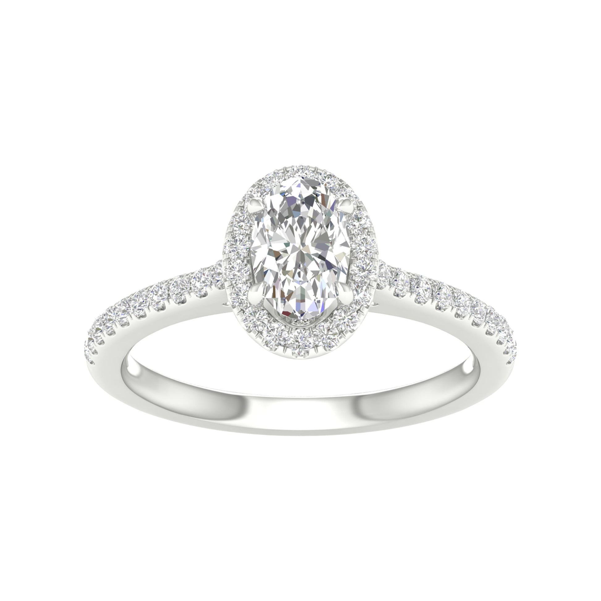 14K 1.00CT Certified Lab Grown Diamond Ring ( Igi Certified )