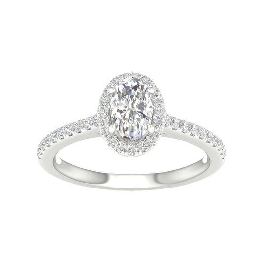 14K 1.00CT Certified Lab Grown Diamond Ring ( Igi Certified )