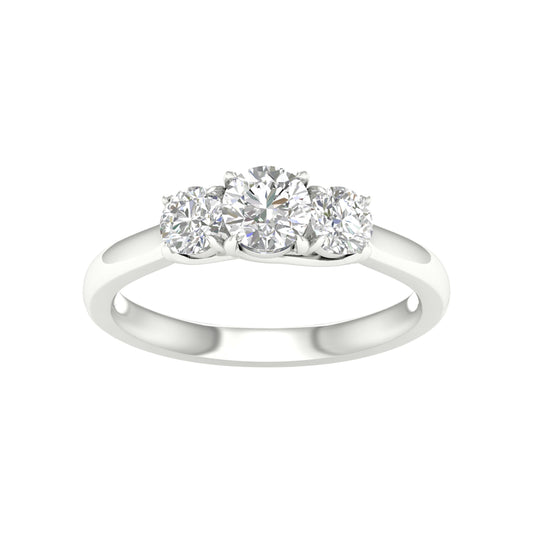 14K 1.00CT Certified Lab Grown Diamond Ring ( Igi Certified )