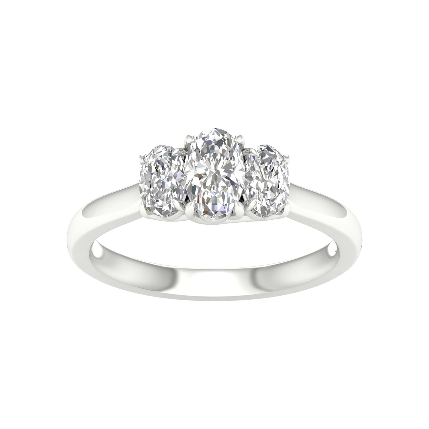 14K 1.00CT Certified Lab Grown Diamond Ring ( Igi Certified )